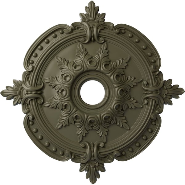 Ekena Millwork Benson Classic Medallion (Canopies up to 6 1/2"), 28 3/8"OD x 3 3/4"ID x 1 5/8"P, Painted Turtle CM28BEPTF - main